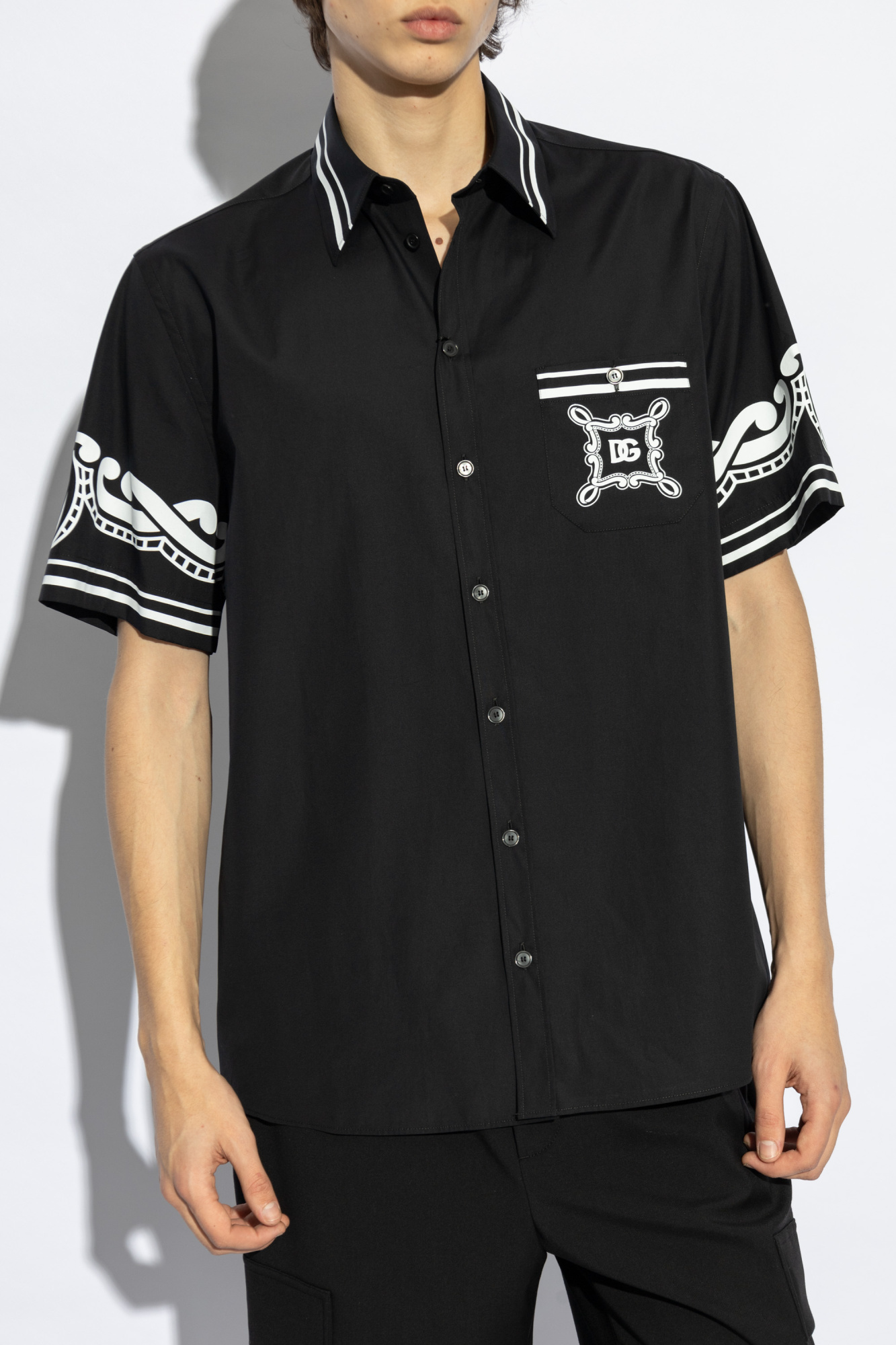 Dolce & Gabbana Patterned silk shirt | Men's | Vitkac